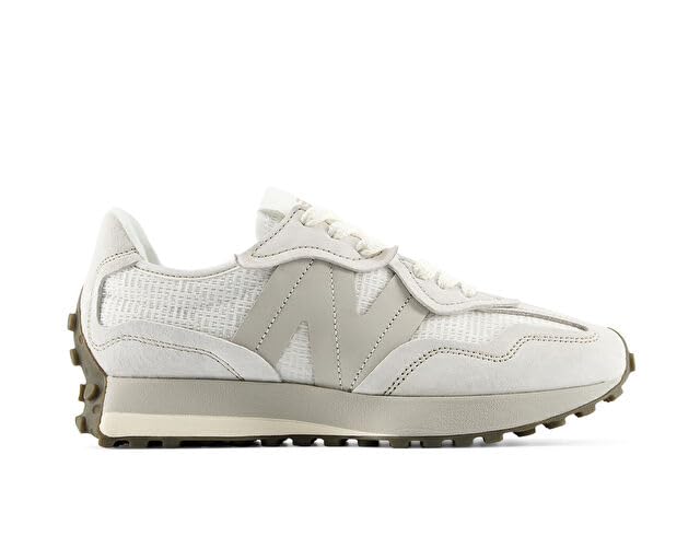 Baskets New Balance 327 femme blanches finies les douleurs aux pieds en marchant U327W2L5