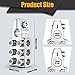 Battery Terminal Connectors, 12-Way Battery Terminal Clamps, BetyBedy Battery Terminals Top Post 8AWG up to 4/0(XL) AWG Gauge, Positive and Negative (+/-)(1 Pair) for SAE/DIN/EN Tapered Top Post
