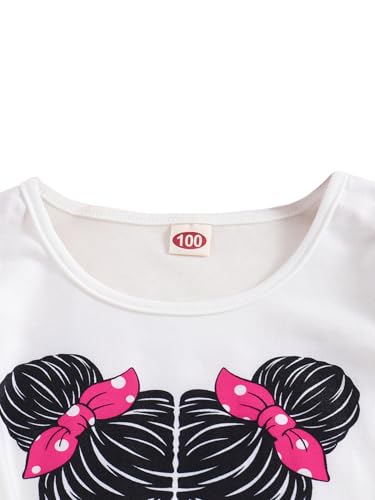 Image of Girl's 2 Piece Outfits Summer Tops Short Sleeve T-Shirt and Wide Leg Pants with Belt Sets