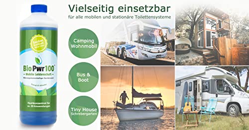 Sanitärflüssigkeit PWR100 Bio für Campingtoiletten