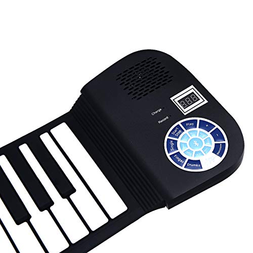 88 Keys Portable Keyboard Piano, Safeplus Electric Roll Up Flexible Silicone Piano Keyboard For Kids Beginners Adults Gift Support Mp3 Player Bluetooth Function #TOP7