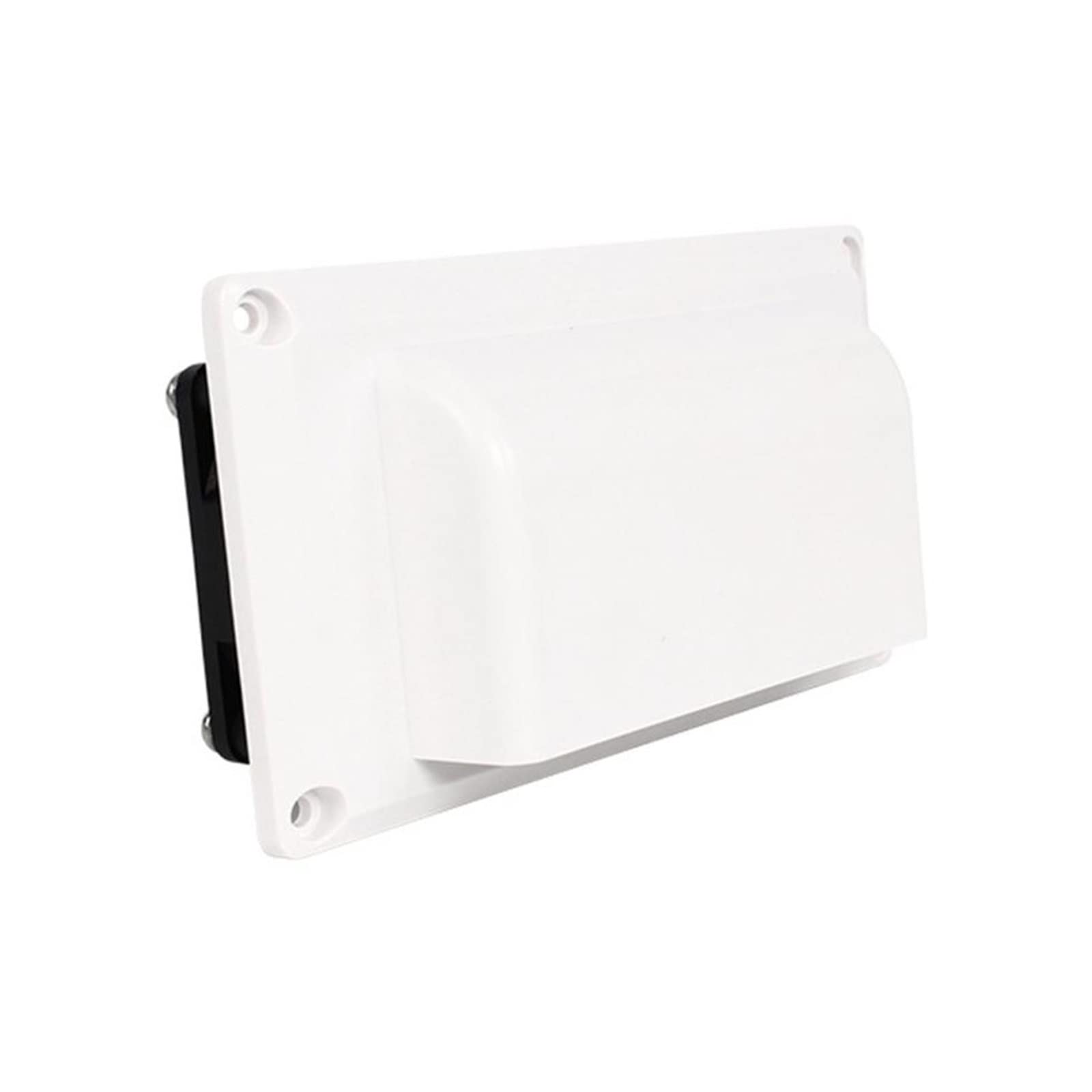 Kogedss Bianco Small 12V Caravasn Motorhome Trailer Side Air Vent Fan Rv Ventilation Exhaust Fans 6W For Campers Trailer Boats Marine(Bianco)