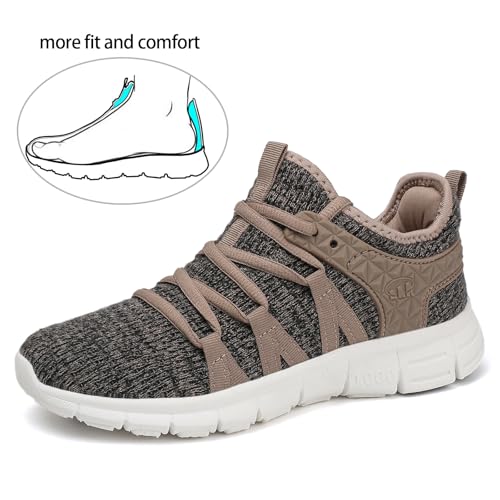 Image of INZCOU Running Shoes Lightweight Tennis Shoes Non Slip Gym Workout Shoes Breathable Mesh Walking Sneakers