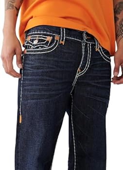 True Religion Calça jeans masculina Billy Double Raised Super T