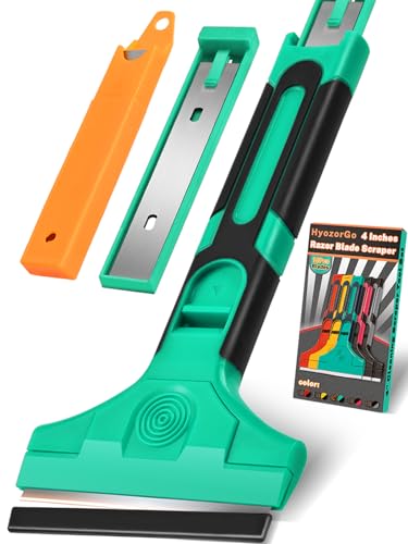 4" Razor Blade Scraper, Scraper Tool with 15pcs Razor Blades,