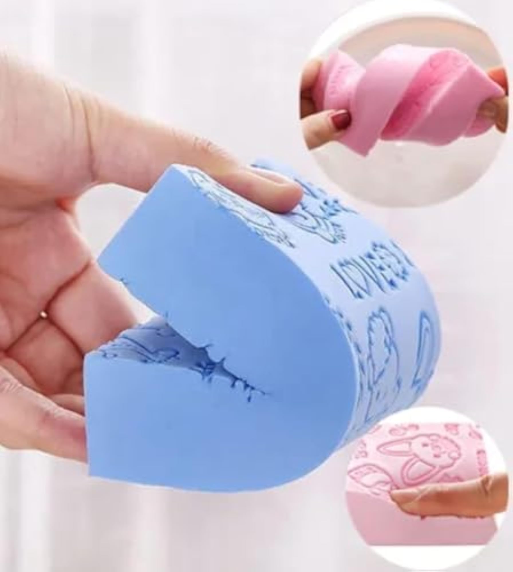 Ultra Soft Exfoliating Sponge for Kids Bathing