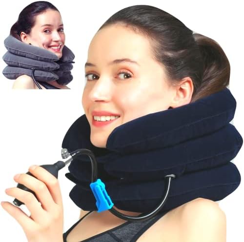 Neck Stretcher Cervical Neck Traction Device and Neck Brace by MEDIZED