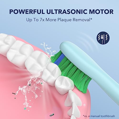 Image of ARISSON Sonic Electric Toothbrush for Adults and Kids, 40,000 VPM Power Toothbrush, 1.5H Fast Charge Ultrasonic Electric Toothbrushes with 2 Minutes Smart Timer, Jet Stream