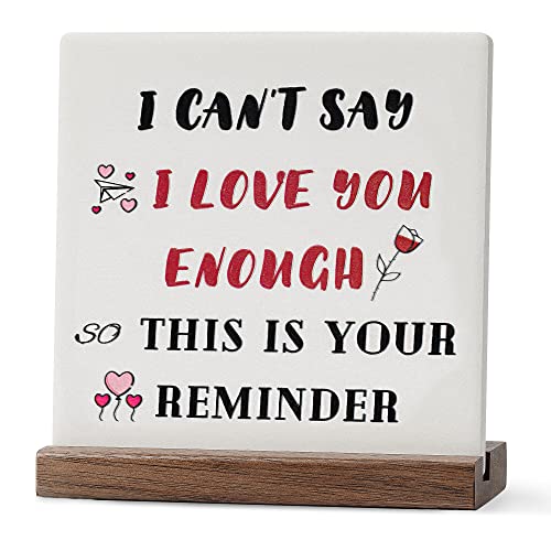 HMADE GIFT I Love You Gifts for Her Him Love You Gifts for Mom Daughter Girlfriends Birthday for Mom Love Sign Anniversary for Her Women Love Box I Miss You Gifts