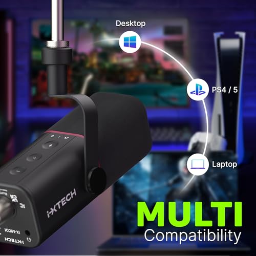 Ixtech IX-MIC01 BLACK Cardioid Dynamic Microphone thumb #3