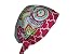 Surgical Scrub Hat Chef Vet Dr Nurse Cap Flirty Pixie Pink Yellow Aqua Quatrefoil