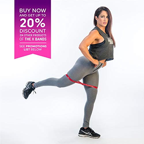 The x Bands Booty Bands Resistance Bands - Thick Resistance Bands - Booty Resistance Bands - Resistance Bands Beach Body - Booty Bands Thick - Resistance Loop Exercise Bands Set of 5 with Manual - Thumbnail 7