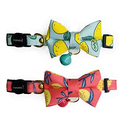 Cognatio Fruit Patterned Cat Collars with Bell Cover