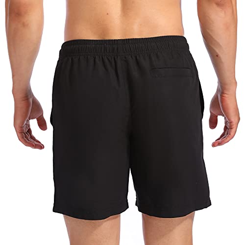 Biwisy Mens Swim Trunks Quick Dry Swim Shorts with Mesh Lining Funny Beach Shorts3
