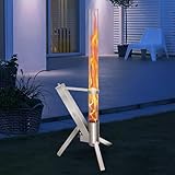 Patio Heater Wood Pellet Heater, Pellet Fire Pit for Outdoor, Fireplace for...