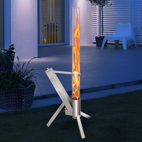 Patio Heater Wood Pellet Heater, Pellet Fire Pit for Outdoor,