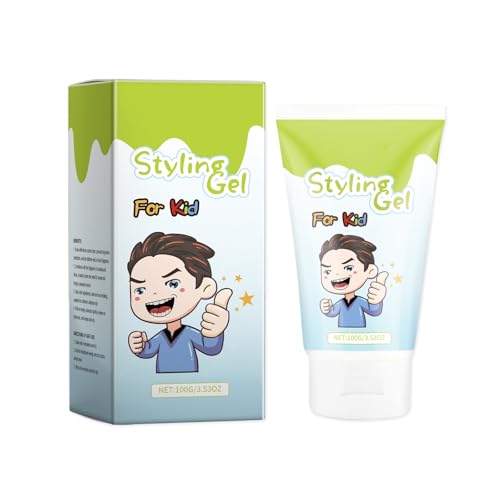 Gel De Peinado Para Niños,Gels Natural Y Duradero El Peinado Los Niño,Fija tus Rizos y Añade Brillo Para Niños