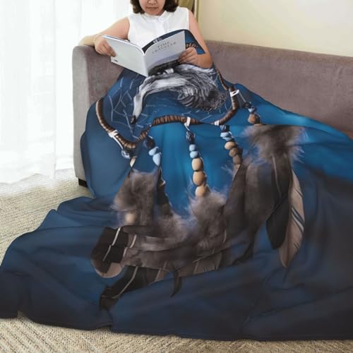 Couverture en microfibre flanelle 203x152 cm pour canapé