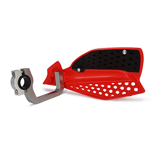 Image of Motorcycle Handguards Double Layer Protection 7 /8 inchand 11 /8 inchUniversal for TRX400 CRF300L CRF150F CRF250R 400EX XRE190 XRE300 Dirt Pit Bike ATV Off Road Motocross Red