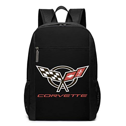 Corvette Rucksack 17 Zoll Laptop Taschen College School Rucksack Casual Daypack für die Reise