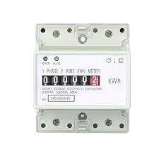 Electric Single Phase Two Wire AC 220V 100A Energy Meter kWh Counter Consumption Analog Electricity Wattmeter Household Din RailAnalog Type DDS546C