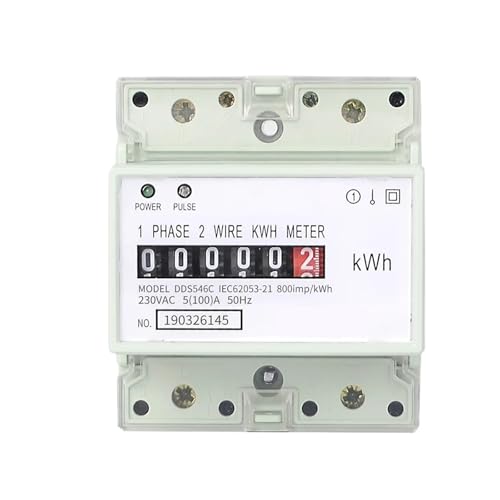 Compteur d'énergie électrique monophasé contre les factures élevées