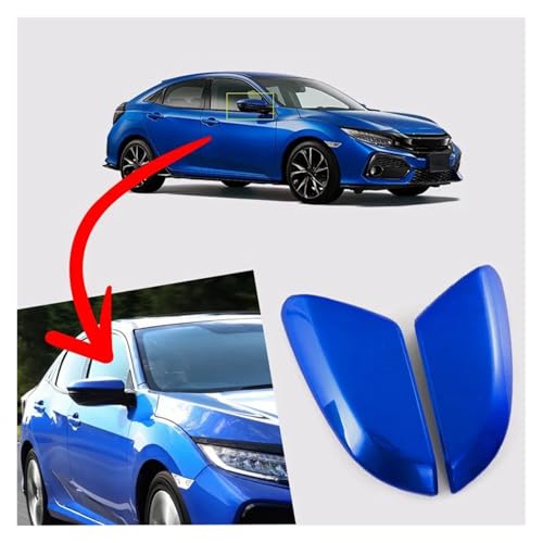 Cache rétroviseur Civic 10 finition premium blanche coques de protection latérales