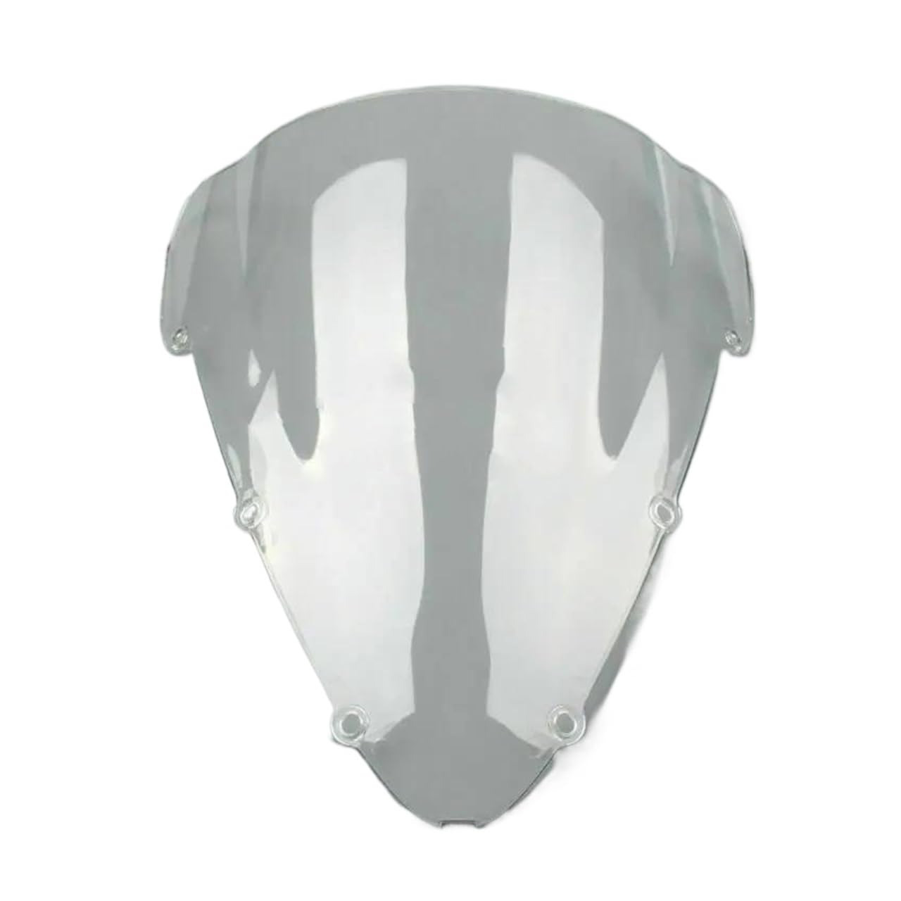 Bulle CBR600F4i double courbure contre la fatigue du vent pare-brise blanc CBR 600 2001-2007