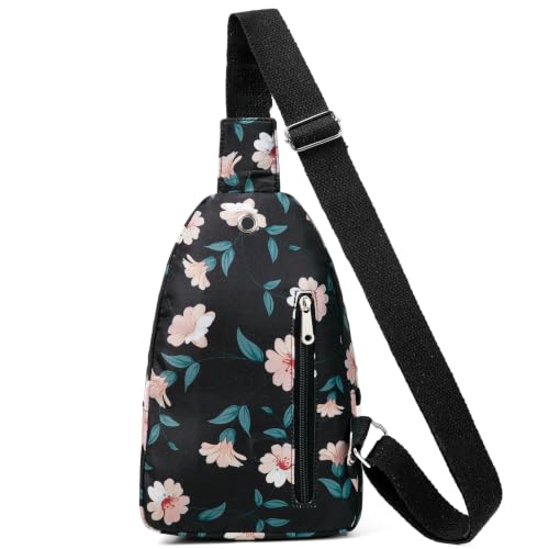 Image of Banelu Small Sling Backpack Crossbody Bags for Women Men, Sling Bag Cross Body Bag Fanny Packs Crossbody Purses