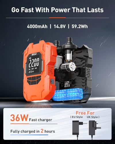 Pompe électrique paddle rechargeable portable Gicle 22 psi Type C 12V
