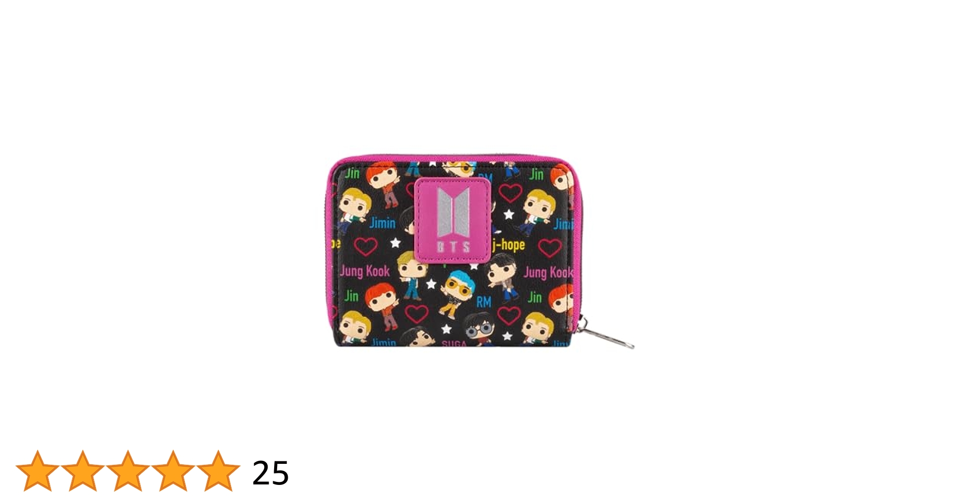 Amazon.com: Loungefly Funko Pop! Wallet: BTS Band with