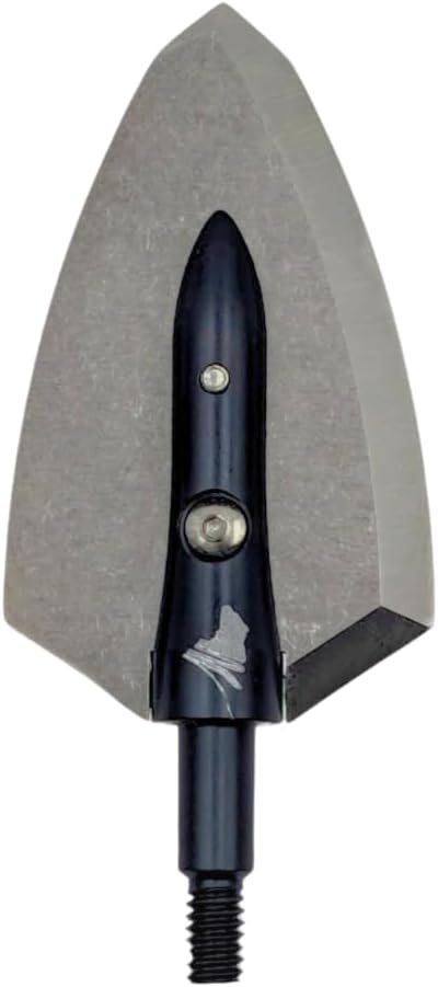 Maasai Bowhunting Broadheads, 125/200 Grains, Razor Sharp, Single Bevel Stainless Steel Blades, 1 1/8" Wide Cut, Bone Breaking, for All Bows & Crossbows, 3 Pack