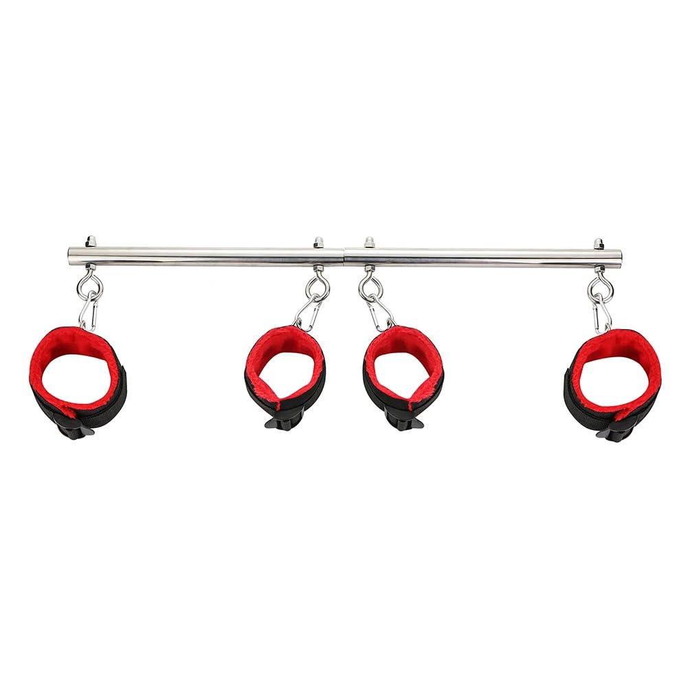 Set di pali in metallo regolabili con polsini in nylon, rimovibili e combinabili in qualsiasi modo