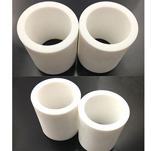 White Polytetrafluoroethylene Hollow Rod Environment-friendly Non-toxic DIY PTFE Sleeve/diameter 12~25mm Hole 5~20mm PTFE Bar, 1pcs (Diameter : OD20mm hole14mm, Length : 10cm)
