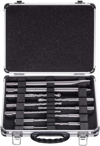 Bosch Professional 11-Piece SDS Plus Mixed Hammer Drill Bit and Chisel Set (for Concrete and Masonry; Accessories for Rotary Hammers)