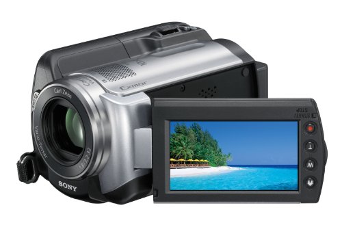 Image of Sony HDR-XR106E HD Camcorder (Memory Stick, 80 GB Hard Drive, 10 x Opt. Zoom 6.9 cm (2.7 inch) Display Silver