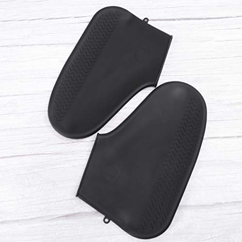 1 par de capa de silicone impermeável reutilizável para sapatos com formigas, capa de chuva para sap