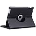 RKINC for Apple iPad 2/3/4 Case, 360 Degree Rotating Stand Case Cover with Auto Sleep/Wake Feature for iPad 2/3/4(11 Colors) This case is for Apple iPad 2 3 4 (Black)