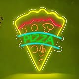 Pizza LED-Neonschild, ultrahelle lustige Neon-LED-Schilder-Wandleuchte, hängende Dekoration für gewerbliche Pizzerien, Bars, Restaurants, Partys, Weihnachten