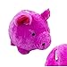 PMS Tirelire en peluche en forme de cochon, super doux, rose et fuchsia, 28 – 35 cm (28 – 14 pouces) (tirelire fuchsia, 28 cm)