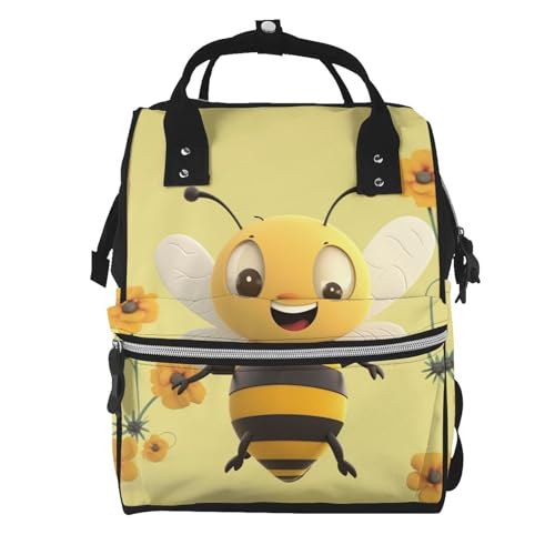 Sac à dos à langer grande capacité avec rangements ergonomiques