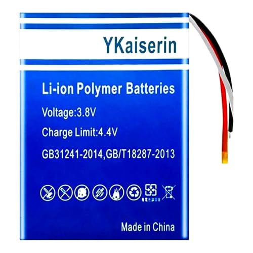 Batería mejorada de 1400 mAh compatible con Sony 1 853 104 11 LIS1476MHPPC (SY6) PRS T1 PRS T2 PRS T3 PRS T3E PRS T3S polímero de iones de litio de alta capacidad, con kit de herramientas de