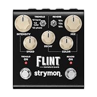 TWO PEDALS IN ONE: Flint offers the perfect blend of a tremolo pedal and a reverb pedal in a single unit. Enjoy vintage amplifier tremolo effects alongside three distinctive reverb algorithms, delivering a mesmerizing and versatile sonic experience. ...