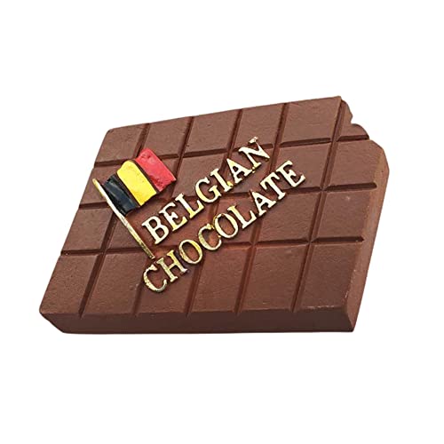 Imán Decorativo Souvenir Chocolate Bélgica 3D miniatura 1
