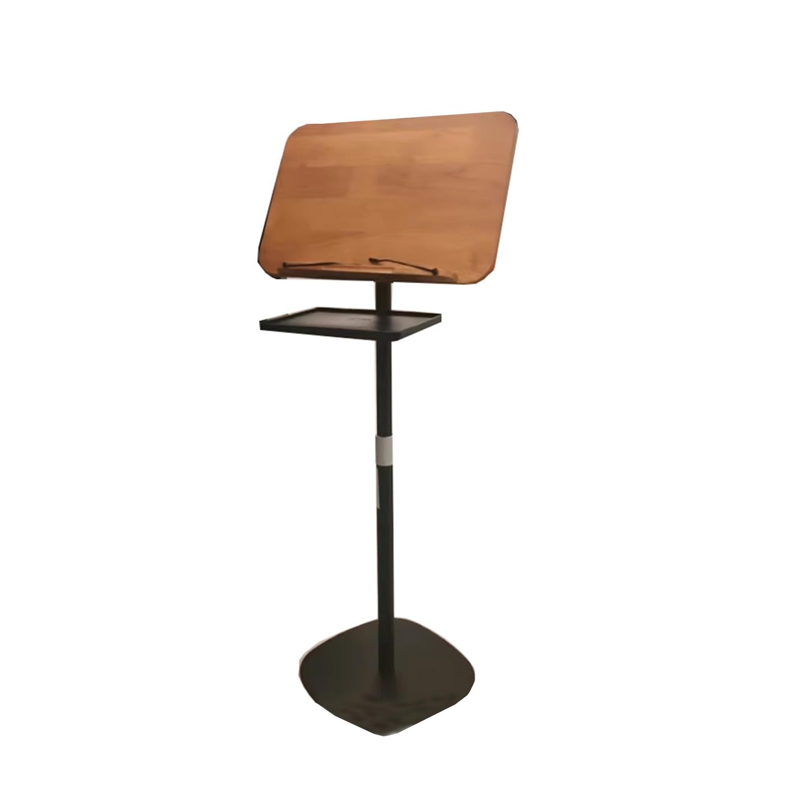 Generico Leggio da Pavimento Regolabile, Porta spartiti da 5 kg con Vassoio, Altezza Regolabile per Ufficio, Scuola, Sala conferenze (H-142cm) - Perfetto per presentazioni e Lettura