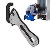 Llave de trinquete Stubby | Herramienta portátil antideslizante mango corto | Llave pequeña ajustable | para fontanería mecánica mantenimiento del hogar depuración mecánica