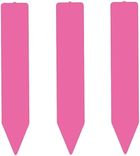 Etiquetas Multiuso 100pcs Jardín Planta Planta de Etiquetas de plástico Etiquetas Nursery marcadores Macetas de semillero Etiquetas Bandeja Marcar Herramientas Mezclar Colores (Color : Rose, Size :
