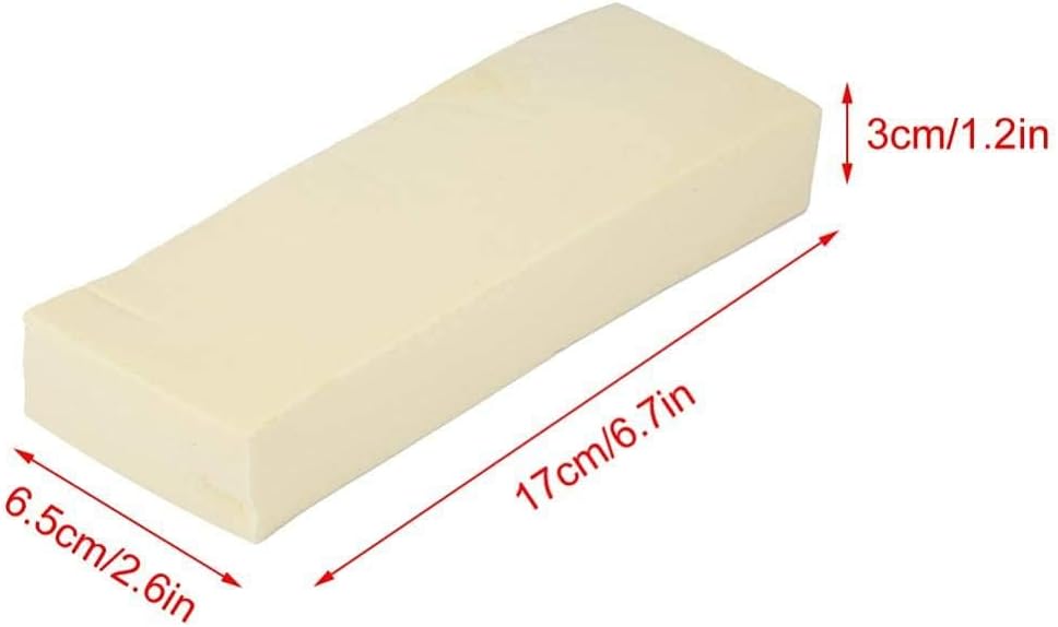 PVA Car Washing Sponge Set, 3 Pack Multi-Color Super Absorbent Cleaning Blocks, 6.7x2.6x1.2 Inch Yellow, 6.5x2.8x1.2 Inch Green, 6.6x2.8x1.2 Inch Blue