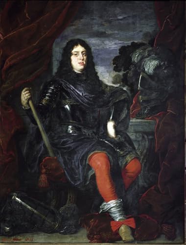 Pintura sobre lienzo clásica, cuadro del retrato de Cosme III De'medicis en 60x90cm