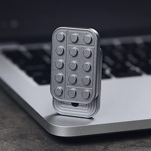 ppoqq Desk Metal Fidget Slider Magnetic Haptic Slider EDC Adult Fidgets for Anxiety and Stress Men